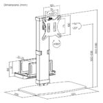POWERTECH βάση γραφείου οθόνης PT-1449 με βάση mini PC