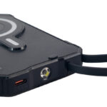 POWERTECH ηλιακό power bank PT-1505 με καλώδιο & φακό