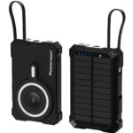 POWERTECH ηλιακό power bank PT-1505 με καλώδιο & φακό