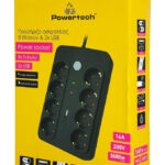 POWERTECH πολύπριζο ασφαλείας PT-1535