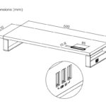 BRATECK επιτραπέζια βάση για οθόνη/laptop STB-118 με 3x USB θύρες