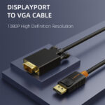 CABLETIME καλώδιο DisplayPort σε VGA CT-04G