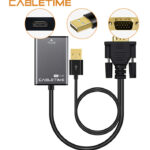 CABLETIME αντάπτορας HDMI σε VGA CT-VGAH με USB