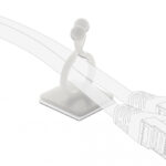 DELOCK Οργανωτής καλωδίων 60175 με αυτοκόλλητη βάση