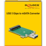 DELOCK αντάπτορας USB σε mSATA 62681