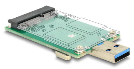 DELOCK αντάπτορας USB σε mSATA 62681