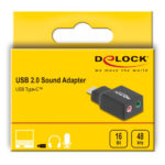 DELOCK εξωτερική κάρτα ήχου 67128