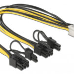 DELOCK καλώδιο PCIe 6pin σε 2x 8pin 83433