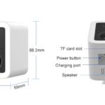 VSTARCAM smart ηλιακή κάμερα CB554 με φωτισμό
