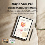 XP-PEN έγχρωμο ψηφιακό σημειωματάριο Magic Note Pad με γραφίδα