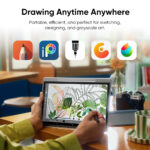 XP-PEN έγχρωμο ψηφιακό σημειωματάριο Magic Note Pad με γραφίδα