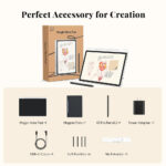 XP-PEN έγχρωμο ψηφιακό σημειωματάριο Magic Note Pad με γραφίδα