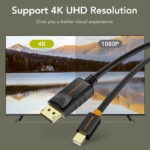 CABLETIME καλώδιο mini DisplayPort σε DisplayPort CT-AV588-02G