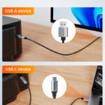 CABLETIME αντάπτορας USB-C σε USB Type B CT-CFBM2-AG