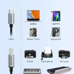 CABLETIME καλώδιο USB-C σε USB Type B CT-CMBM1