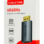CABLETIME αντάπτορας DisplayPort σε HDMI CT-DMHF4K-AG6