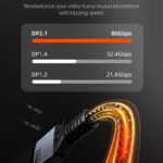 CABLETIME καλώδιο DisplayPort 2.1 CT-DP16K