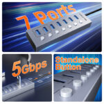 CABLETIME USB hub CT-HUBU7-AG