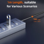 CABLETIME USB hub CT-HUBU7-AG