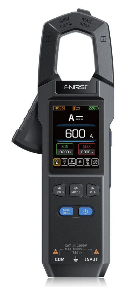 FNIRSI ψηφιακή αμπεροτσιμπίδα/πολύμετρο DMC-100