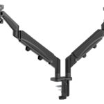 BRATECK βάση γραφείου για 2x οθόνες LDT56-C024