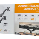 BRATECK βάση γραφείου για 2x οθόνες LDT56-C024