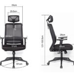 POWERTECH καρέκλα γραφείου PT-1140 με μπράτσα