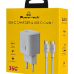 POWERTECH φορτιστής τοίχου PT-1350 με καλώδιο