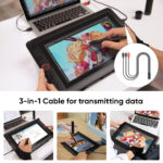 XP-PEN HDMI σε USB-C & 2x USB SPE40 για ταμπλέτα σχεδίασης