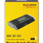 DELOCK tester τροφοδοτικού PC 18159