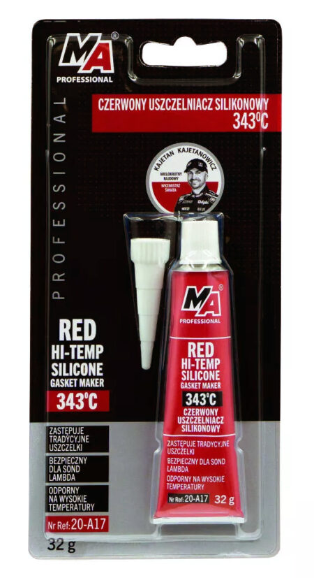 MA PROFESSIONAL κόκκινη φλαντζόκολλα σιλικόνης 20-A17