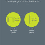 GOOBAY ηλεκτρικό καρφωτικό για καρφιά & συνδετήρες 77820