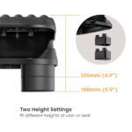 BRATECK υποπόδιο γραφείου FR16-01 με πεντάλ εκγύμνασης ποδιών