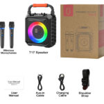 JYX φορητό ηχείο T17-T με 2x μικρόφωνα