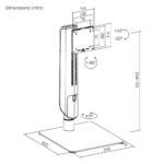 BRATECK βάση γραφείου οθόνης LDT70-T01