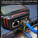 NOYAFA tester καλωδίων δικτύου NF-8209S για RJ45 PoE