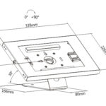BRATECK επιτραπέζια βάση tablet PAD34-02