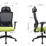 POWERTECH καρέκλα γραφείου PT-1390 με μπράτσα και ανάκλιση