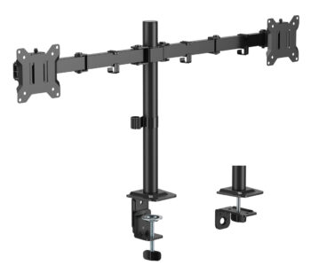 POWERTECH βάση γραφείου για 2x οθόνες PT-1552