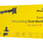 POWERTECH βάση γραφείου για 2x οθόνες PT-1552