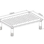 BRATECK επιτραπέζια βάση οθόνης/laptop STB-086