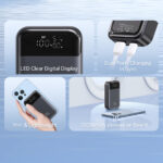 USAMS power bank CD221 με οθόνη