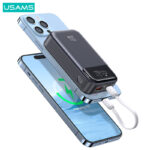 USAMS power bank CD221 με οθόνη