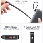 USAMS power bank CD228 με 2x καλώδια