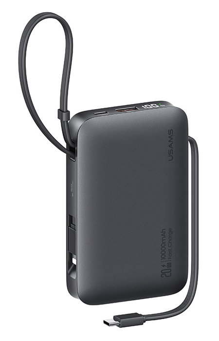 USAMS power bank CD228 με 2x καλώδια
