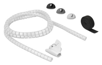 DELOCK σετ δεματικών καλωδίων 18392 με οργανωτές σιλικόνης/πλαστικό δεματικό/ταινία τύπου velcro