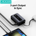 USAMS power bank CD243 με καλώδιο USB-C