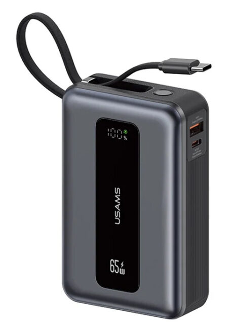 USAMS power bank CD243 με καλώδιο USB-C