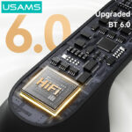 USAMS earphones με θήκη φόρτισης E05