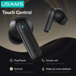 USAMS earphones με θήκη φόρτισης E05